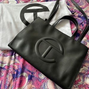 TELFAR Medium Shopping Bag - black